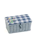Woven Basket: Wild Summer Floral Plaid