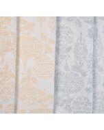 Fabric of the Month - December 24 - Gold Baubles - Evenweave