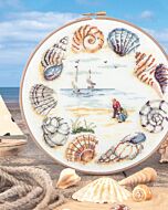 Cross Stitcher Project Pack - Beachcomber's Paradise -14Ct Aida