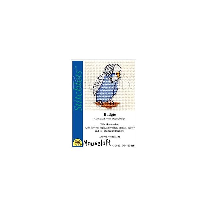 Mouseloft Budgie Cross Stitch Kit - 004-S03stl