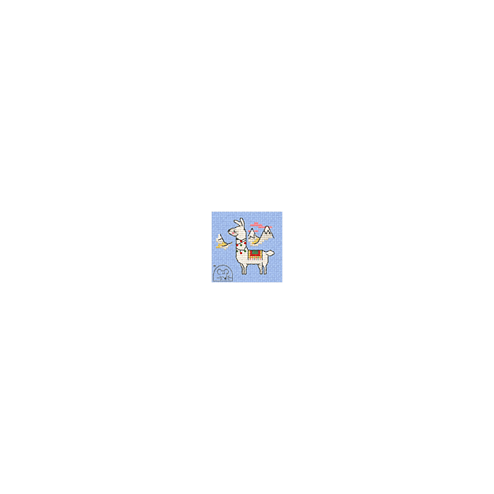 Mouseloft Decorated Llama Cross Stitch Kit - 004-P02stl