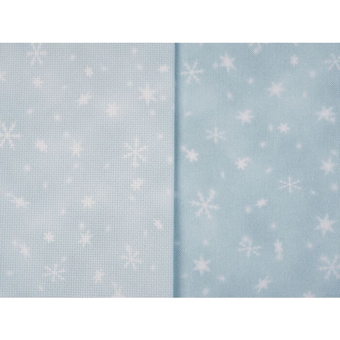 Fabric of the Month - January 25 - Snowfall Glisten - Evenweave