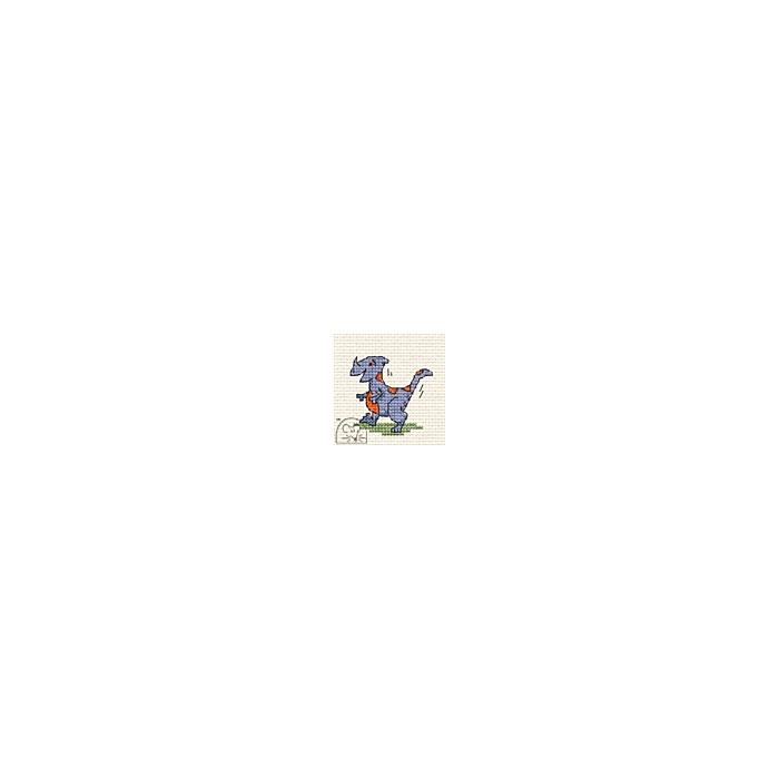 Mouseloft Friendly Dinosaur Cross Stitch Kit - 004-T04stl