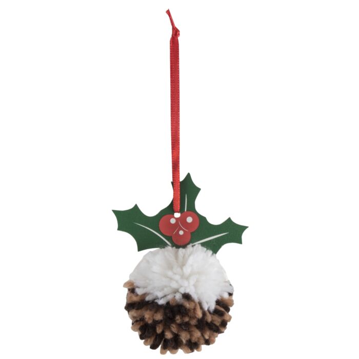 Trimits Pom Pom Kit - Christmas Pudding