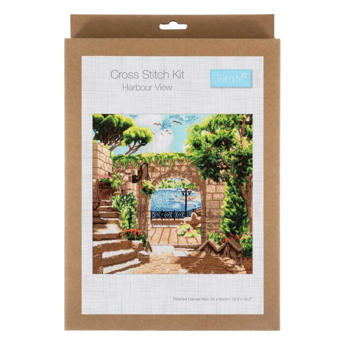 Trimits - Counted Cross Stitch Kit: Extra Large: Harbour View