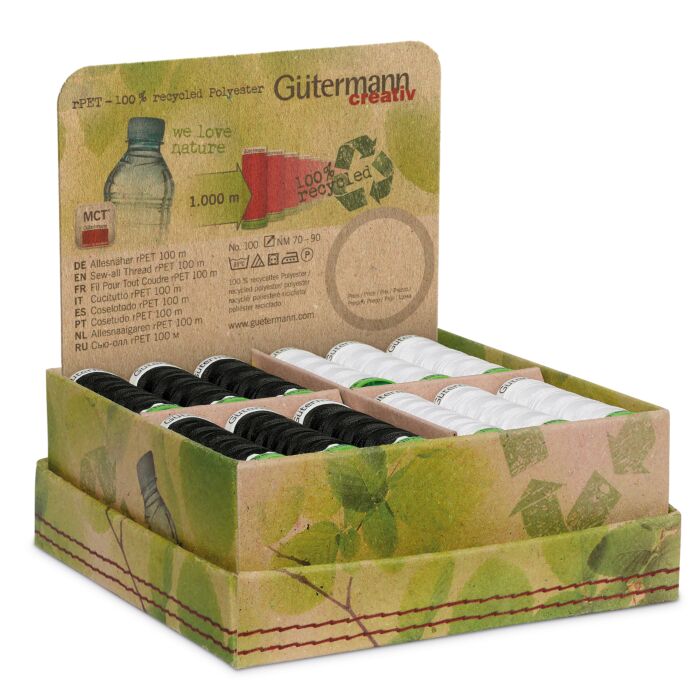 Gutermann Active Sew-All: Recycled (rPET) - Black