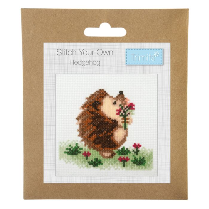Trimits - Cross Stitch Kit - Hedgehog