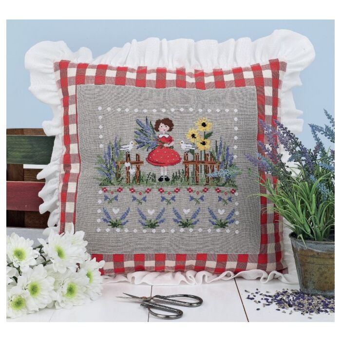 Cross Stitcher Project Pack - Fields of Lavender - Aida XST400