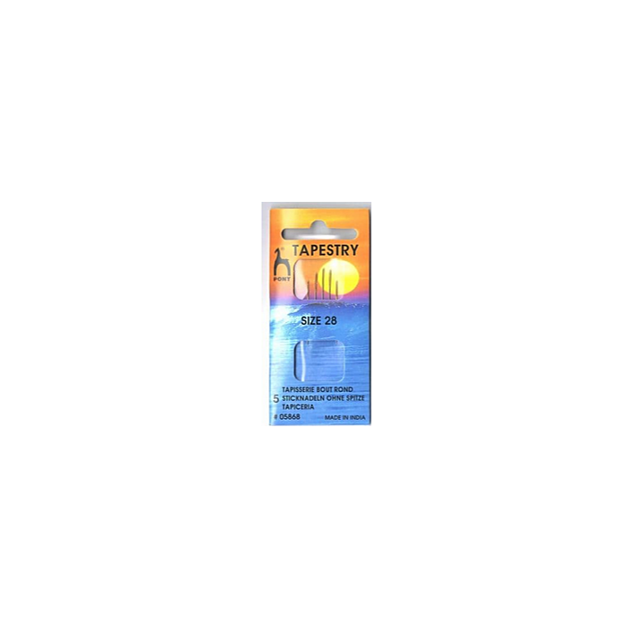 Pony Gold Eye Tapestry Needles Size 28