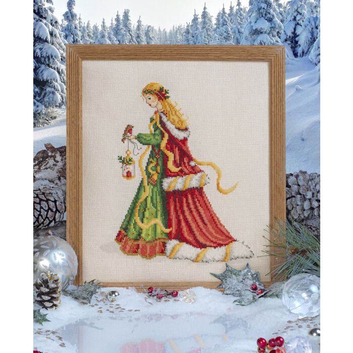 Cross Stitcher Project Pack - issue 390 - Spirit of Christmas - Victorian Lady - cashel