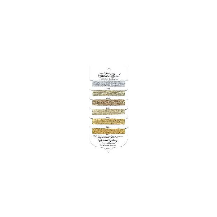 Rainbow Gallery Petite Treasure Braid Sampler Collection