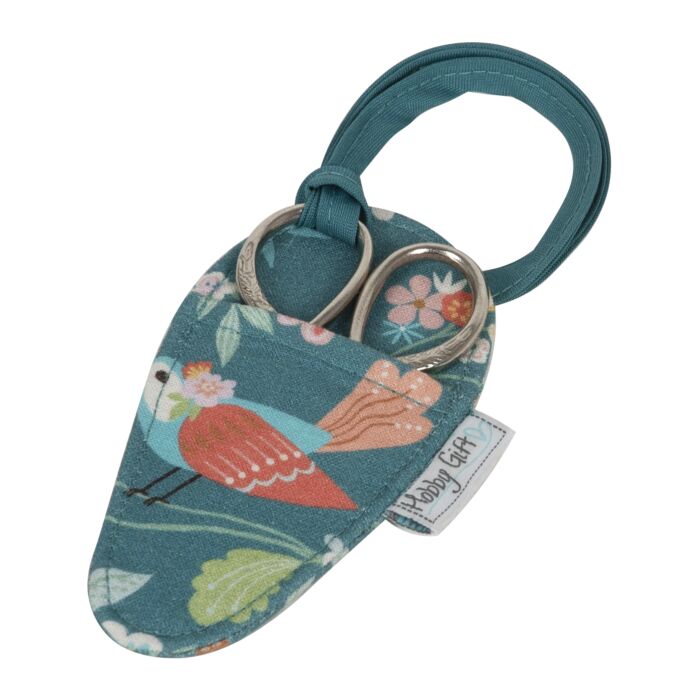 Teal Floral Scissors & Tape Measure