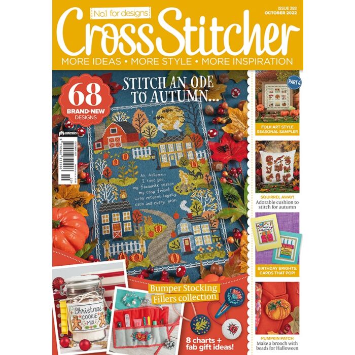 Cross Stitcher Magazine issue 388 October 2022 Old Office Copy
