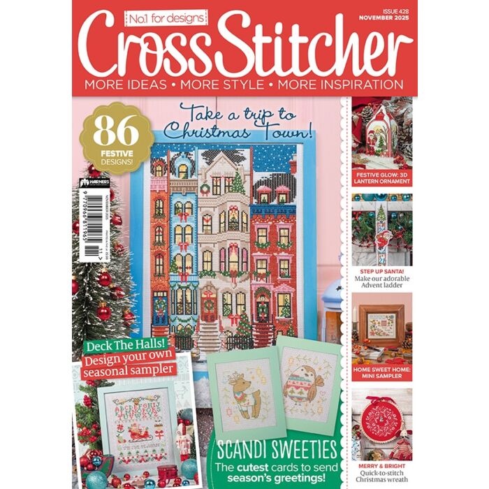 CrossStitcher magazine issue 428 November 2025 Old Office Copy