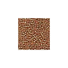 Antique Glass Beads 03038 - Antique Ginger
