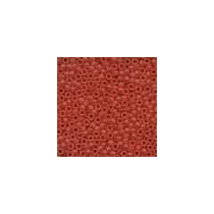 Frosted Glass Beads 62013 - Frosted Red Red