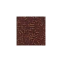 Frosted Glass Beads 62023 - Frosted Root Beer