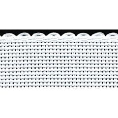 1.5in / 3cm White Aida Band - 1m