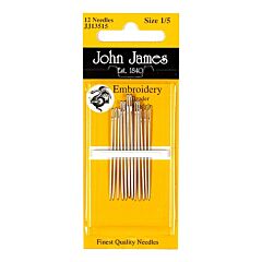 John James Embroidery Needles - Size 7