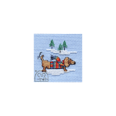 Mouseloft George's Jumper Cross Stitch Kit With Card And Envelope - N37stl