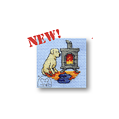 Mouseloft Christmas By The Woodburner Cross Stitch Kit - 014-R31stl