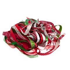Christmas Mixed Ribbon Bag 