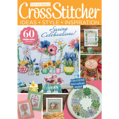 Cross Stitcher Magazine issue 380 March 2022 Old Office Copy