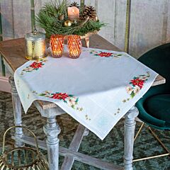 Christmas Flower Tablecloth