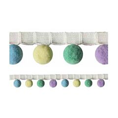 Pastel Pom Pom Trim 