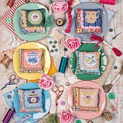 CrossStitcher  - Issue 422 - Teatime Treasures Fabric only