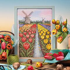 CrossStitcher Project Pack - Issue 432 - Tulip Fields