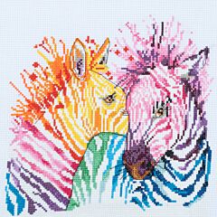 Trimits  - Cross Stitch Kit - Zebras