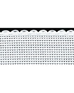 1in / 2.5cm White Aida Band - 1m