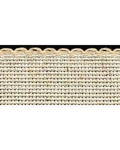 1in / 2.5cm Oatmeal Fleck (25% Linen) Aida Band - 1m