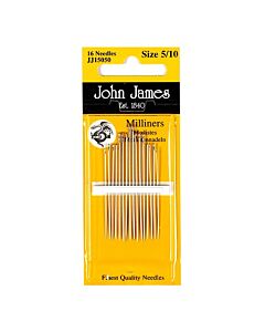 John James Milliners Needles - Size 5 (16 Needles)