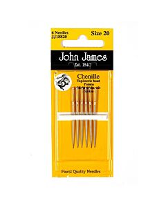 John James Chenille Needles - Size 18/24 (6 Needles)