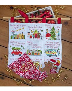 Christmas Afghan Pack - FABRIC AND THREADS - issue 337.