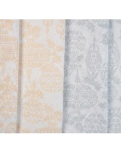 Fabric of the Month - December 24 - Gold Baubles- Aida