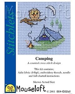 Mouseloft Camping Cross Stitch Kit - 004-G02stl