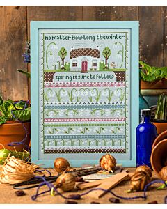 Cross Stitcher Project Pack - issue 392 - Snowdrop Cottage - 28 Count Brittney