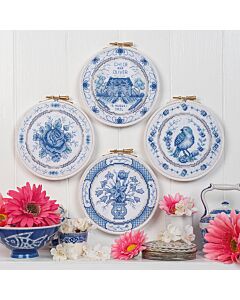 Cross Stitcher Project Pack - Issue 412 - Something Blue...Full Pack with Hoops