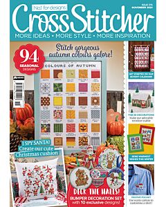 Cross Stitcher Magazine Issue 376 - November 2021 Old Office Copy