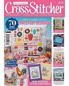 Cross Stitcher Magazine issue 420 April 2025 Old Office Copy