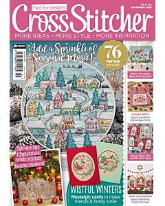 CrossStitcher magazine issue 429 December 2025 Old Office Copy with cover kit 